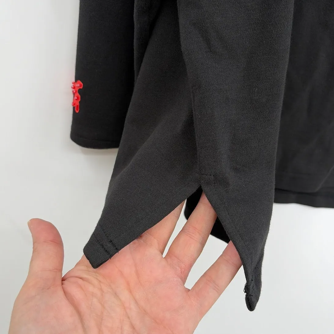 Diane Gilman V-neck Beaded Womens Top Sz 3X Sequin Boho Artsy Black Folksy - Image 8