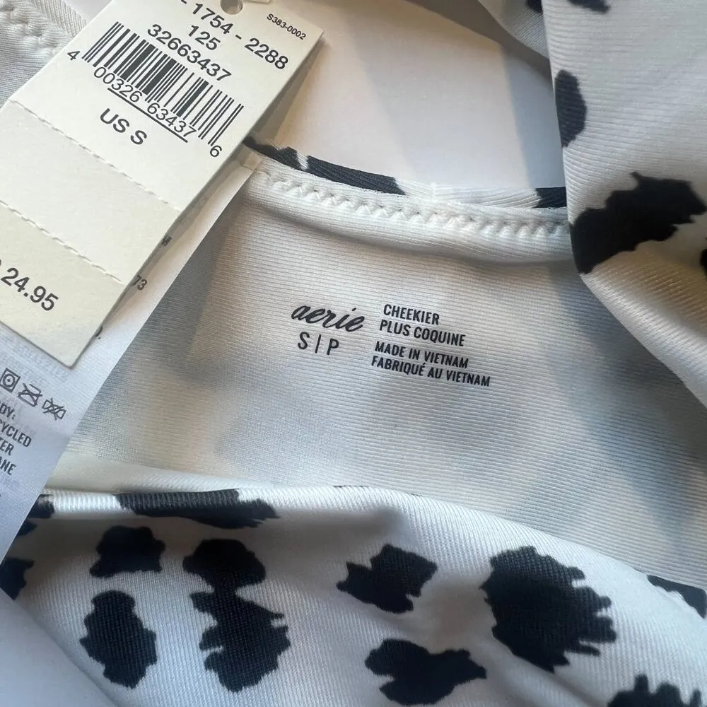 NWT Aerie Leopard Cheekier Bikini Bottom Size Small S NEW - Image 9