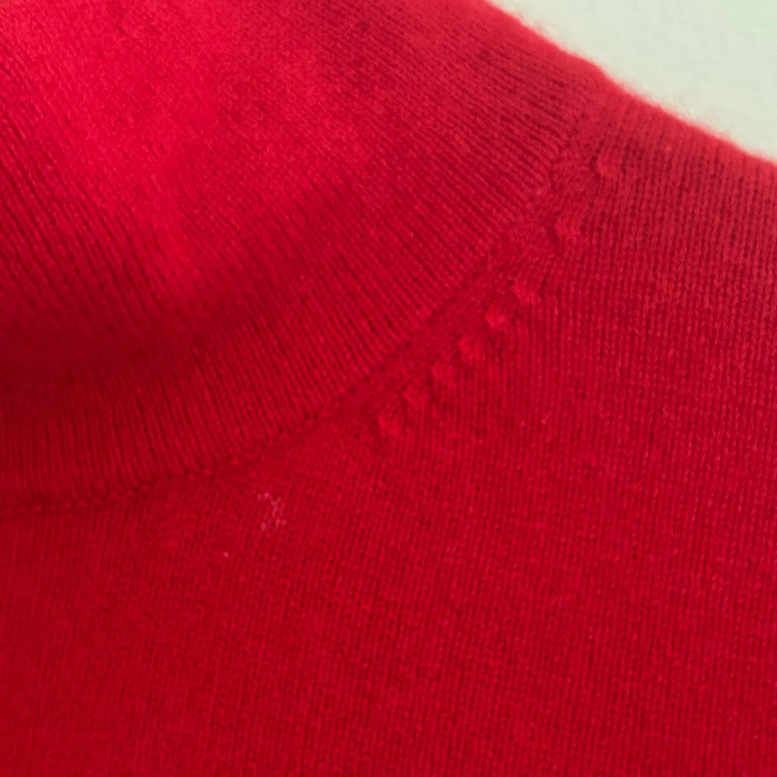 Lands End Red Turtleneck Sweater Sz M Petite - Image 6