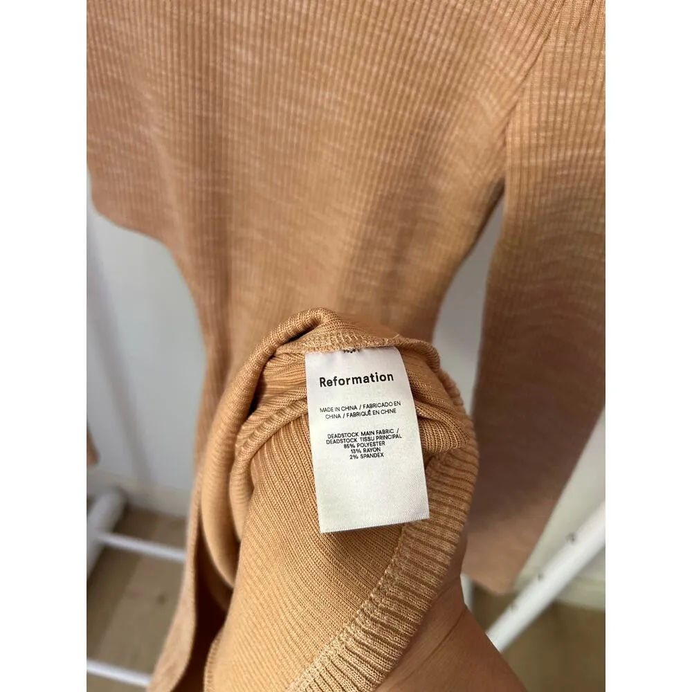 $128 Reformation Tracy Knit Mini Dress Size XS - Image 5