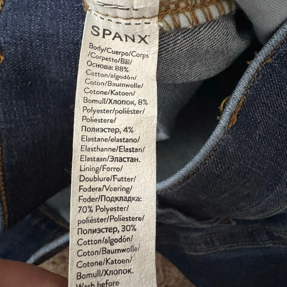 Spanx Cropped Wide Leg Jean XL Women’s Shaded Blue - Image 5