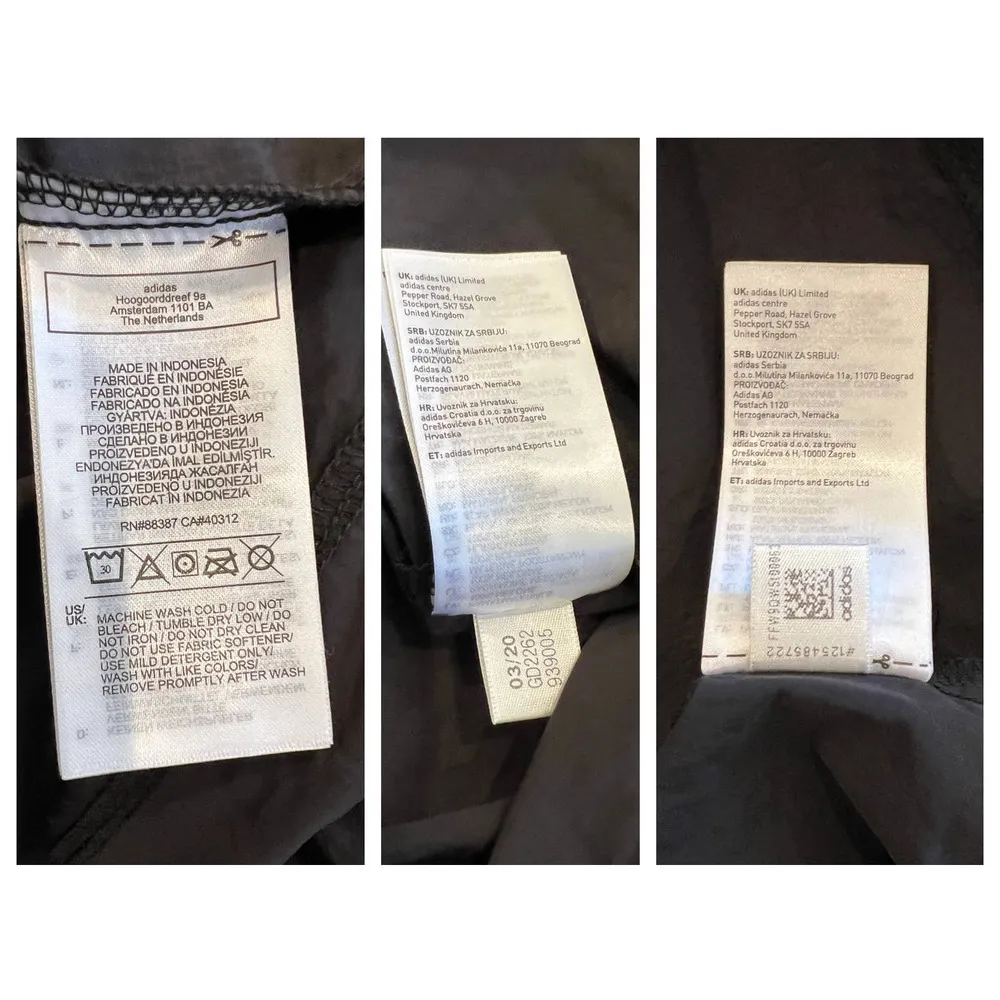 adidas Cropped Half-Zip Hoodie (US/M) - Image 7