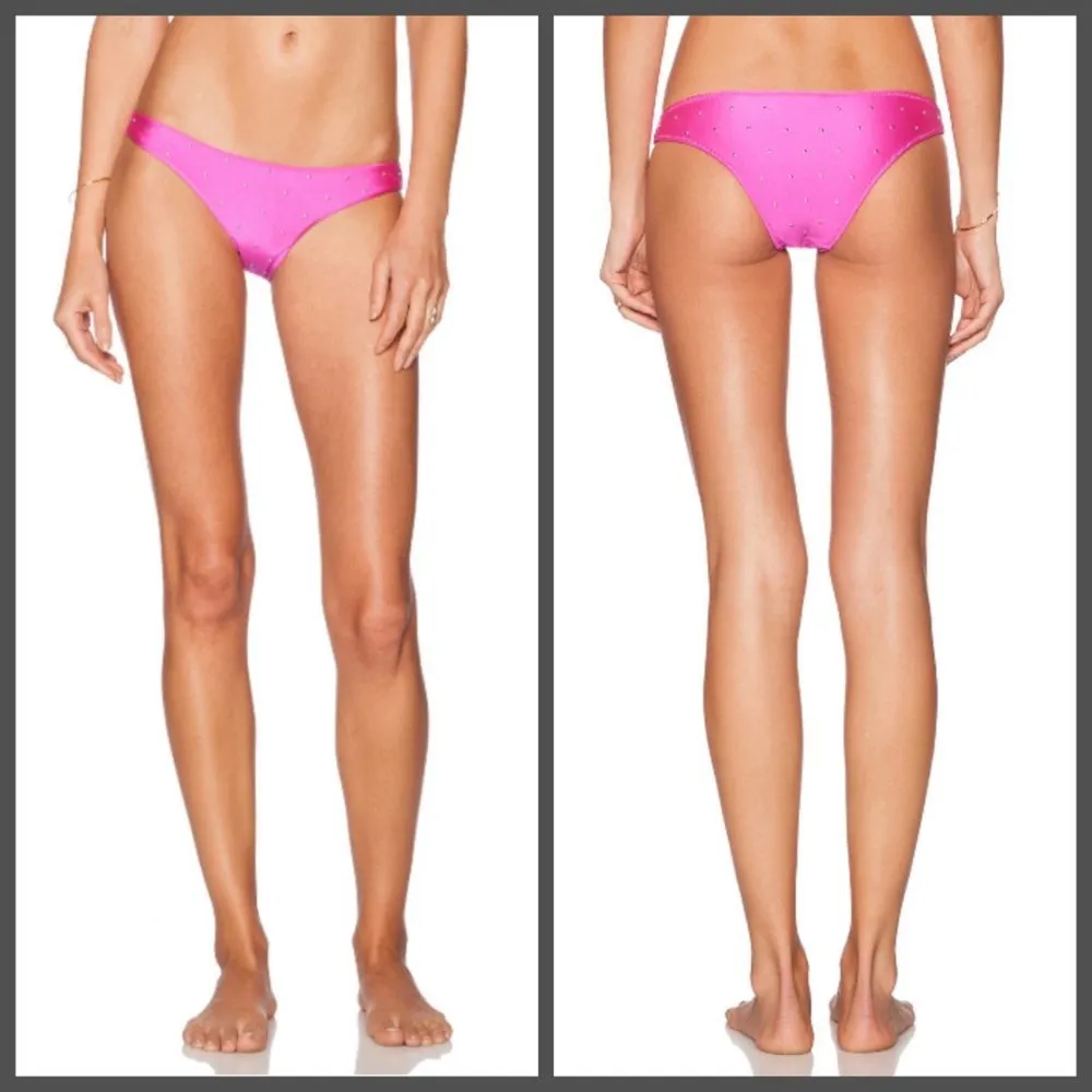 💕AMUSE SOCIETY💕 Bikini ~ Presley Stud Top + Eliza Stud Skimpy Bottom Small NWT - Image 4