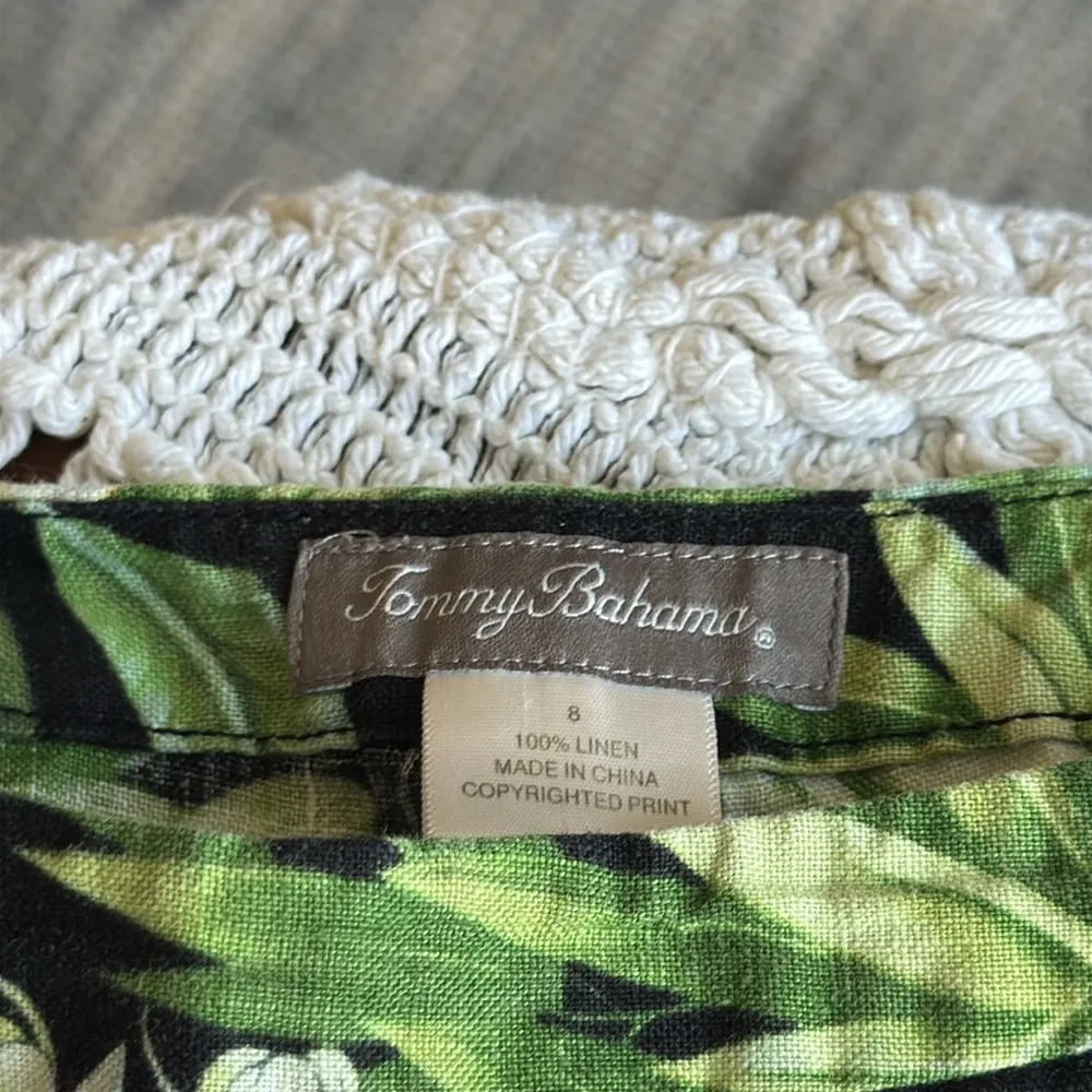 Tommy Bahama Pink and Green Cropped Pants - Image 6