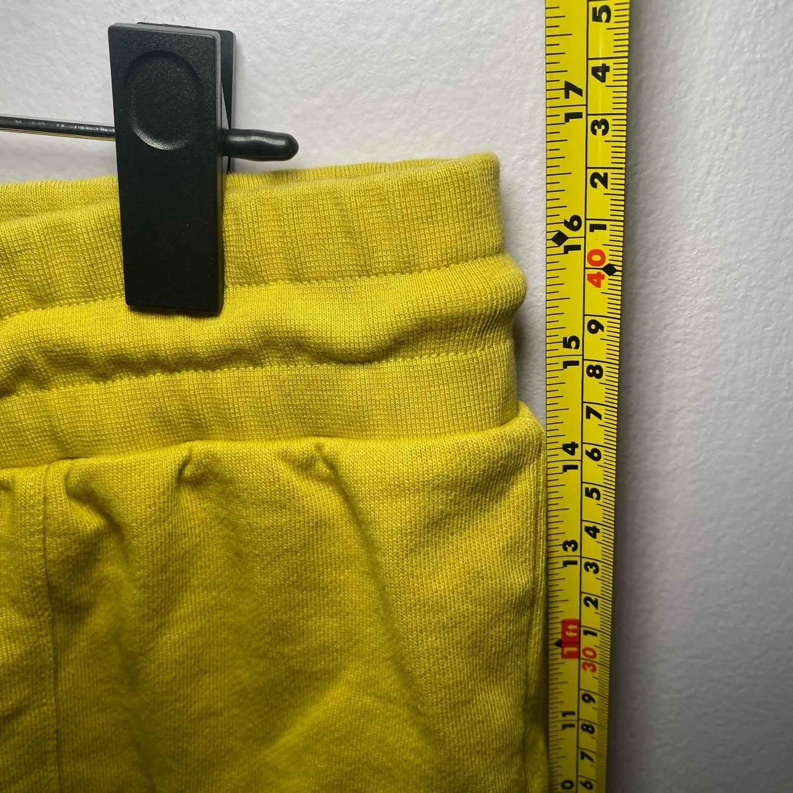 Daily Practice Anthropologie Lime Green Cropped Top Sweat Set Women's size Large - Image 13