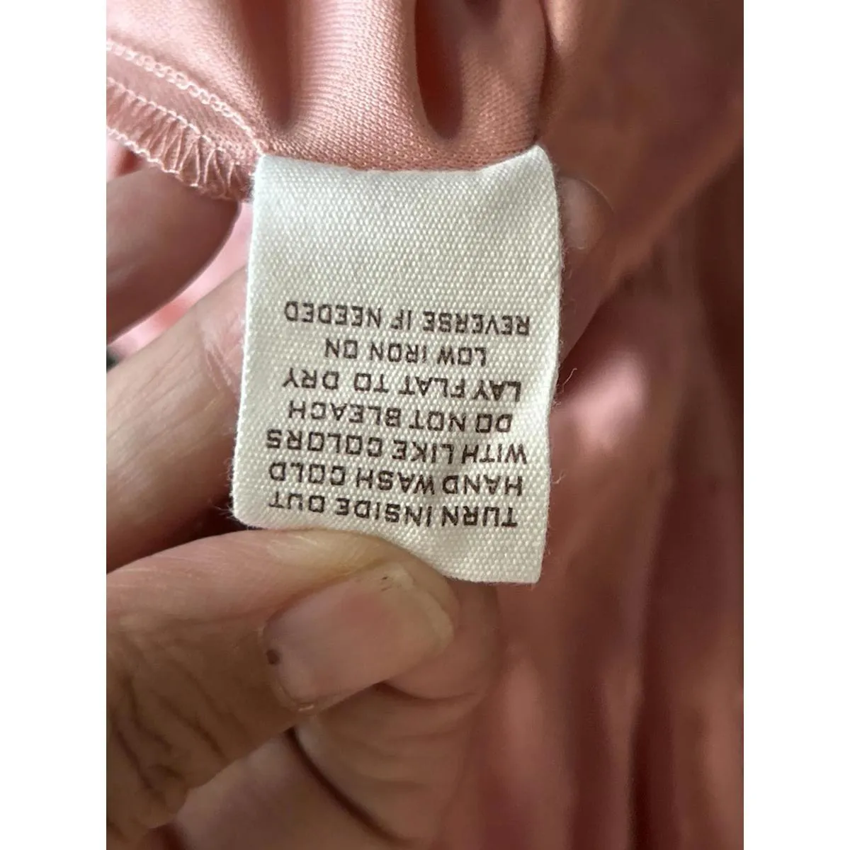 Blu Pepper Womens Dress Size Small Pink Swiss Dot Baby Doll Button Up - Image 5