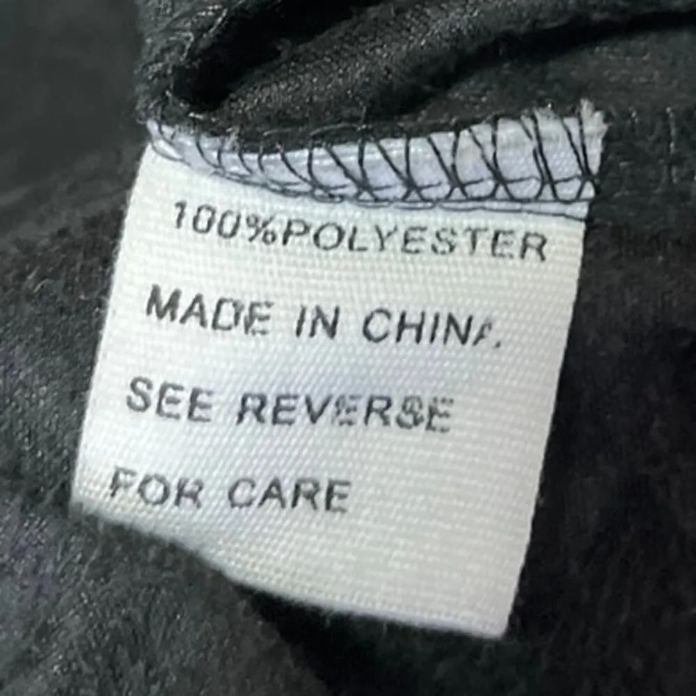 NU Women's Black Long Sleeve Relaxed Fit Button Down Coat Jacket Size S/M - Image 5