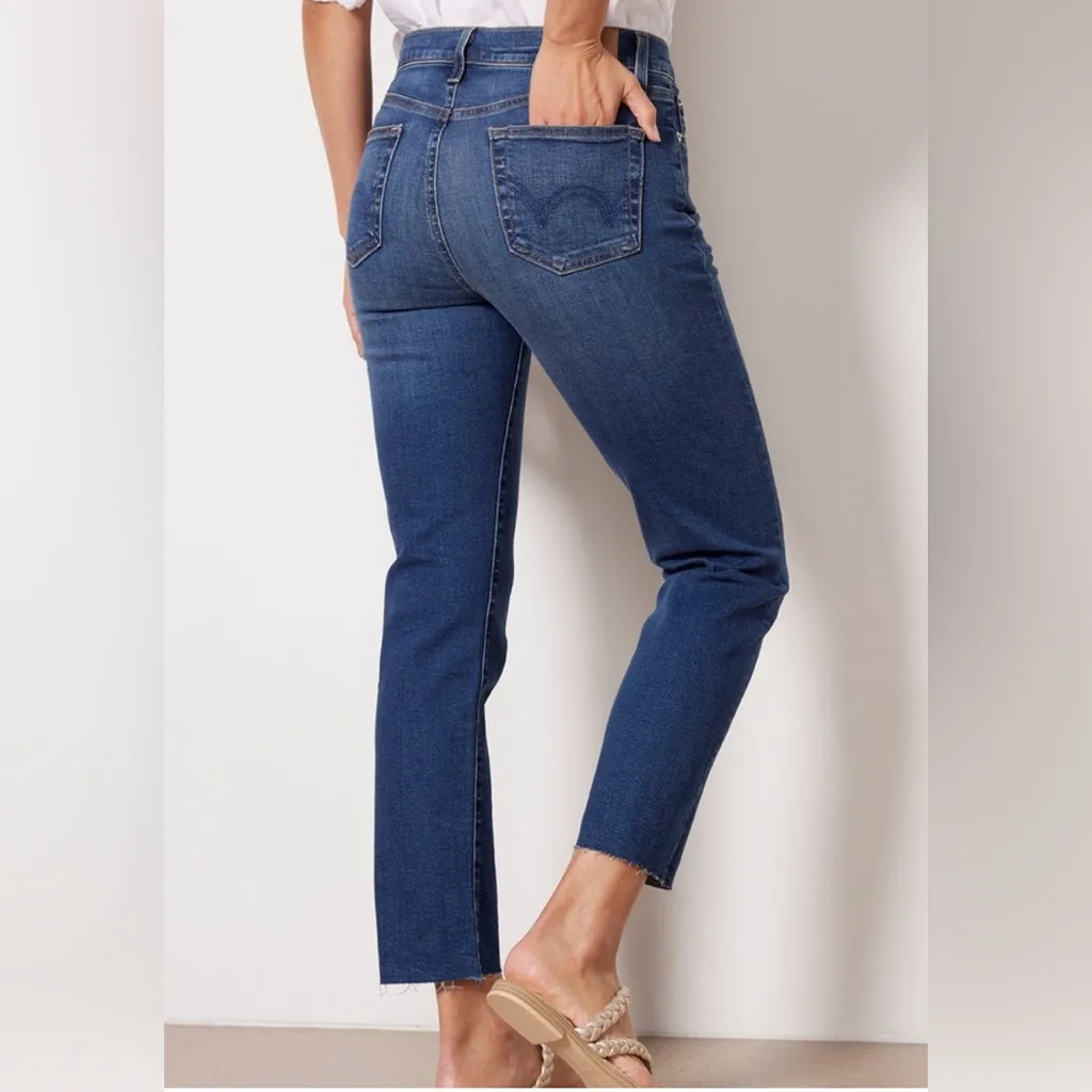 EDWIN Jeans Bree in Deja Blue Wash Size 29 Stretch Denim Made In USA - Image 2