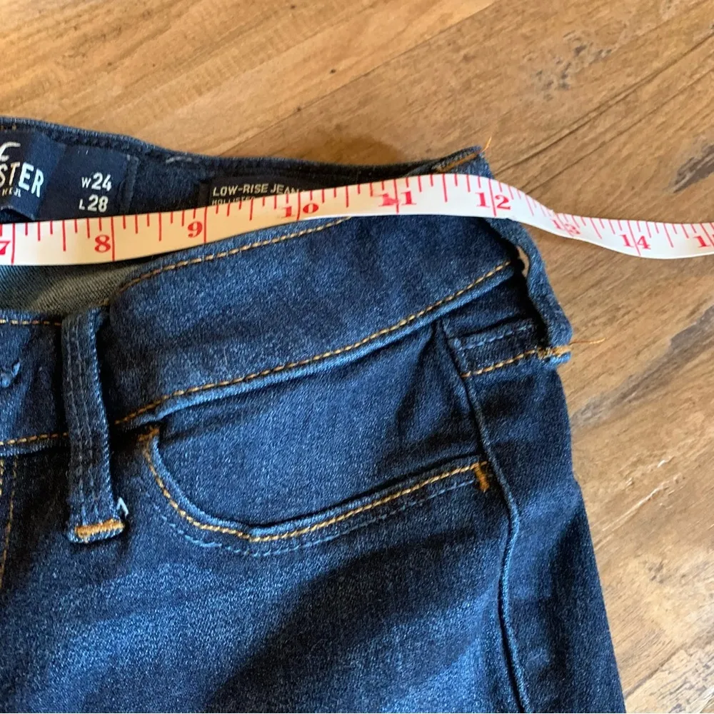 Hollister Low Rise Jean Legging Women 0R 0 24 Denim Jegging Blue - Image 5