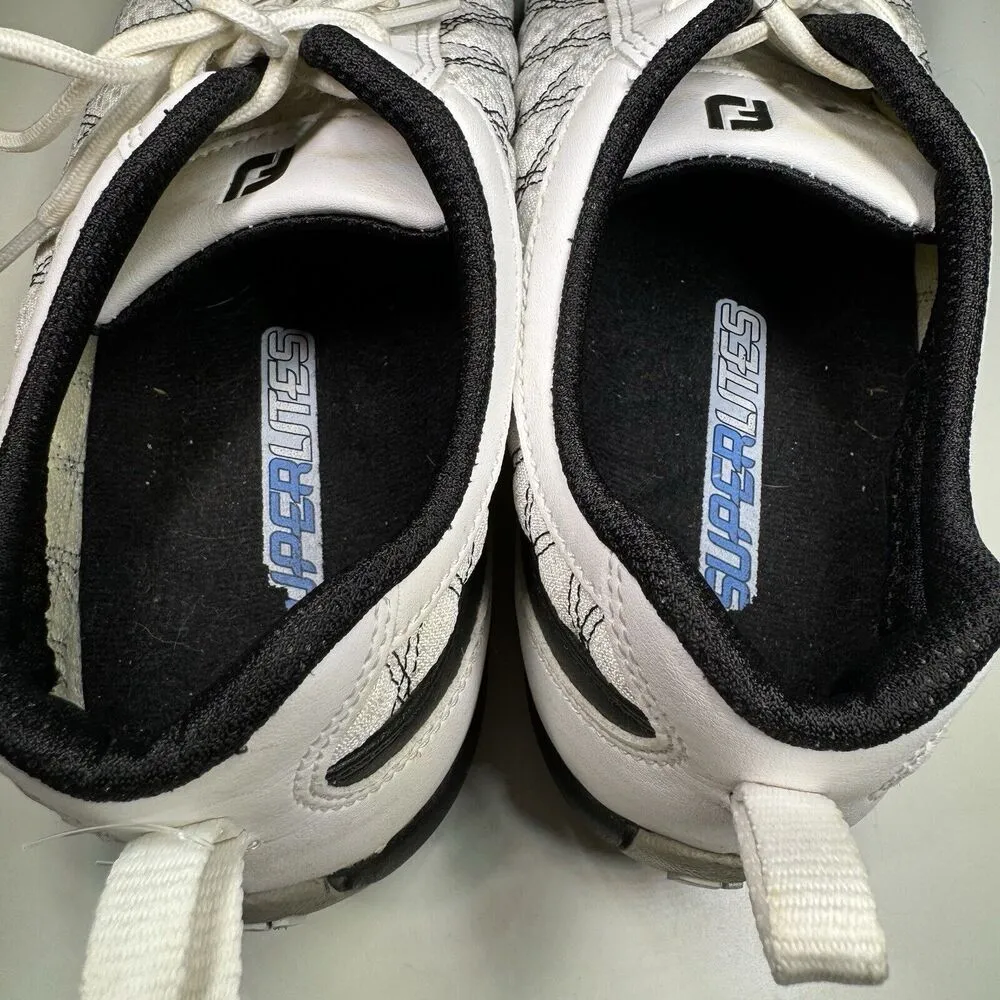 Footjoy Superlites Women's Spikeless Golf Shoes Size 8.5 Athletic Sneakers White - Image 6