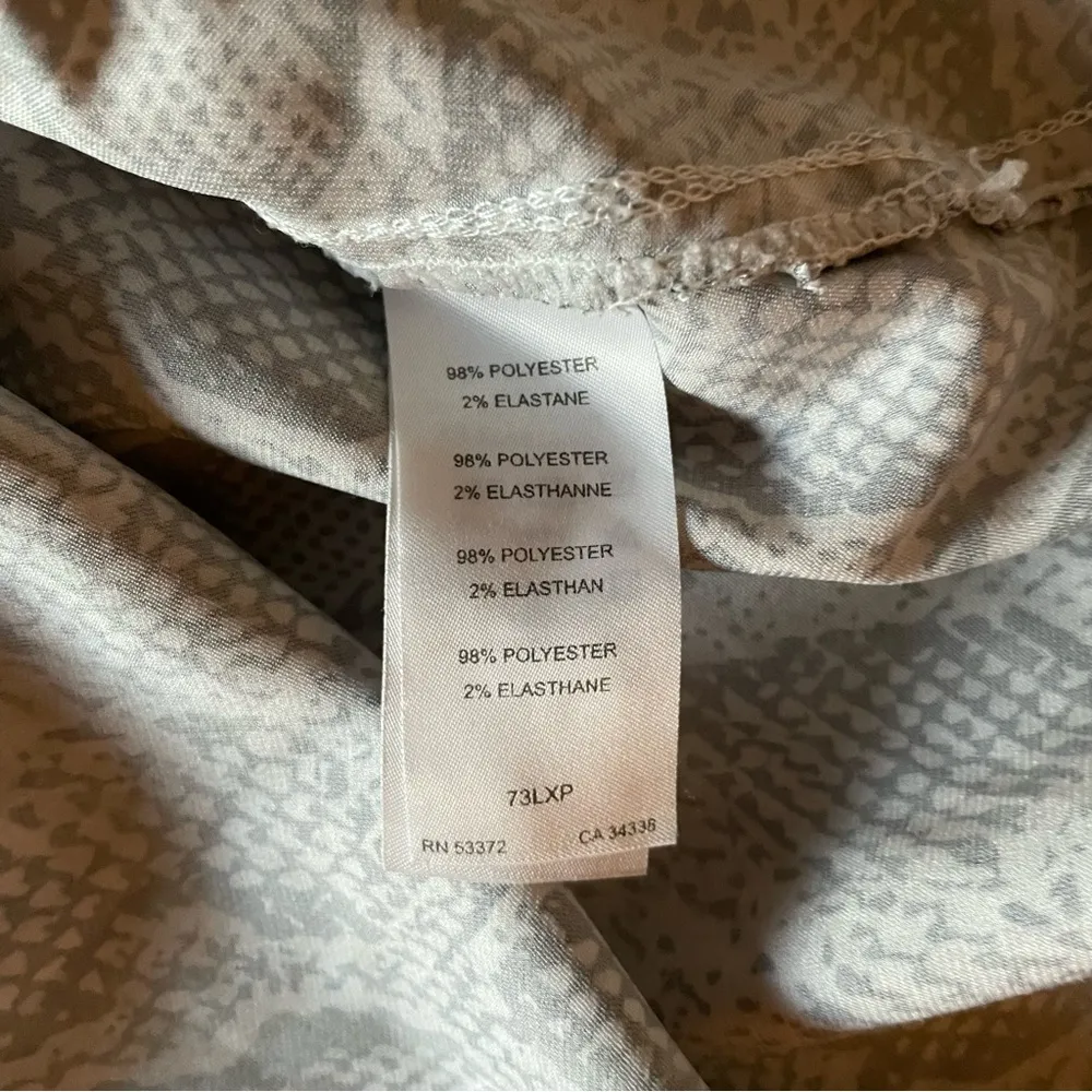 French Connection Snakeskin Satin Midi Slip Skirt XS - Image 5