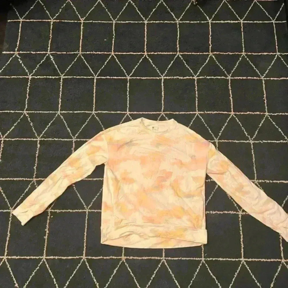 Pastel Tie Dye Crewneck Sweatshirt Watercolor Long Sleeve‎ Casual Pullover A46 - Image 4