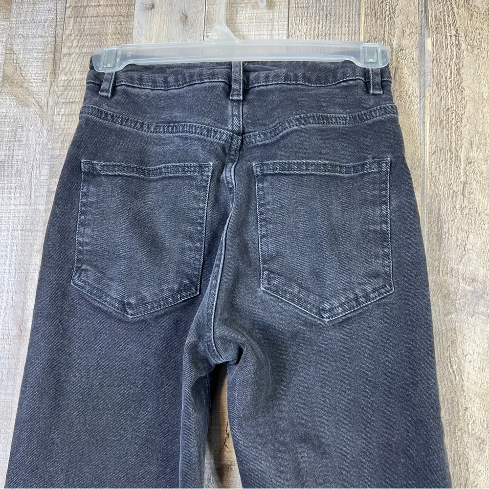 ASOS 5 Pocket Black Denim Jeans with Raw Hem - Image 10