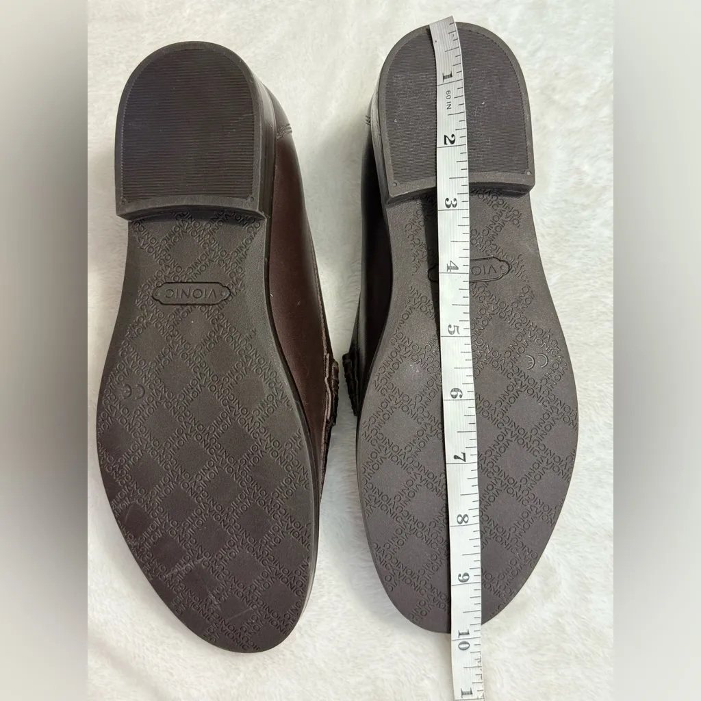 Vionic Brown Waverly Croc-Embossed Loafers - Image 9