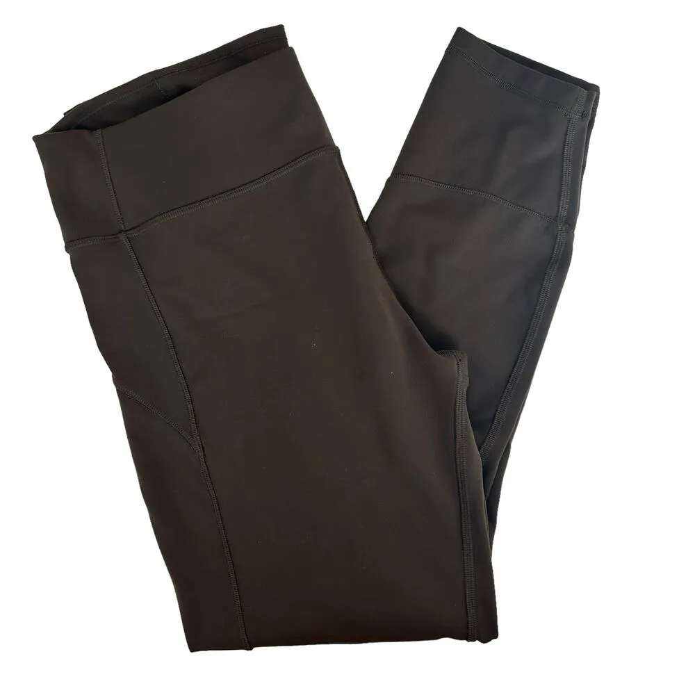 Lululemon Green In Movement 7/8 Tight Everlux Leggings Sz 12 - Image 8