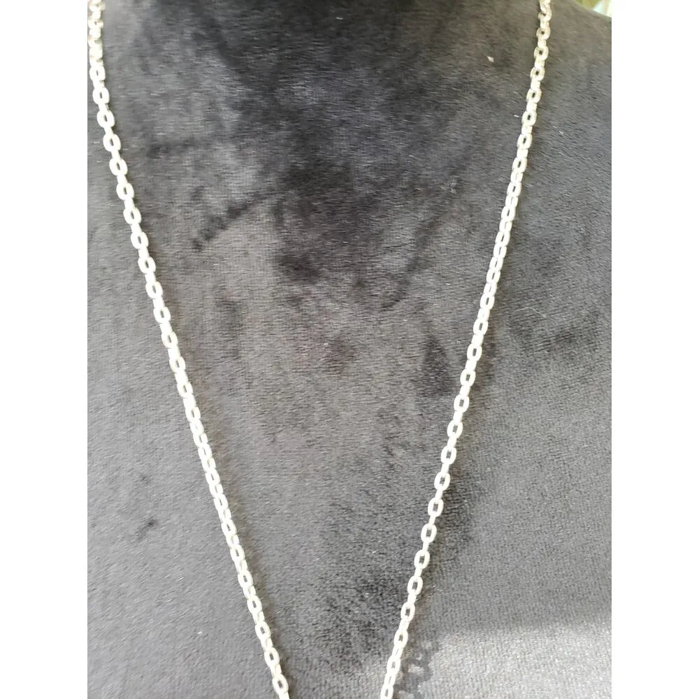 Womens Silver Owl Pendant Black Rhinestone Owl & Animal Lover Gift Necklace - Image 4