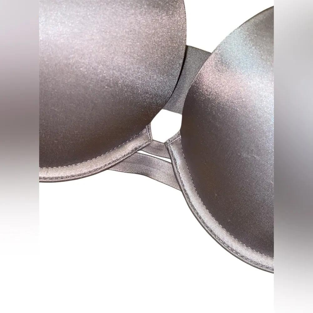 victorias secret grayish purple “very sexy push up” bra with shine straps - Image 5