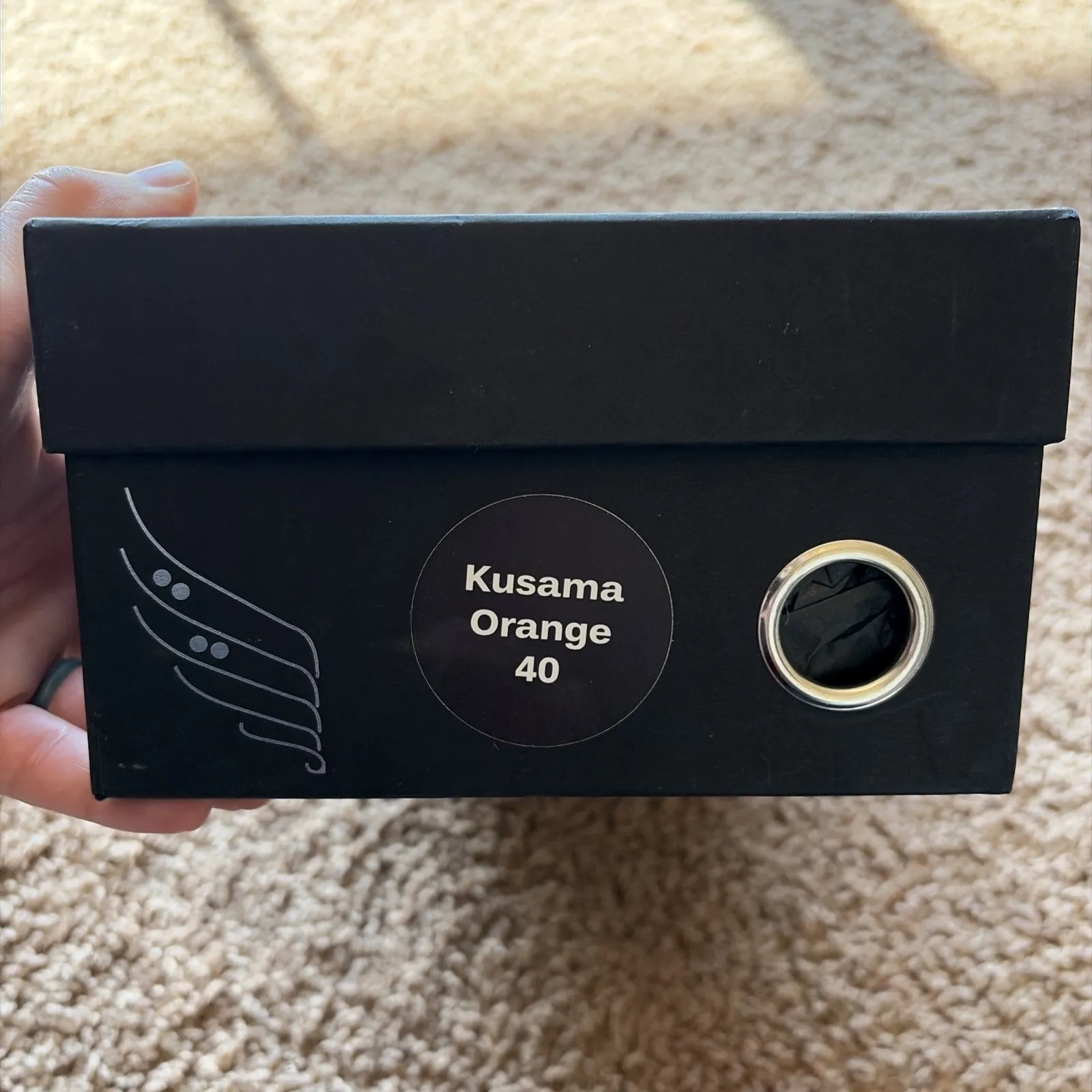 Dream Walkers Kusama Wearable Art Leather Flats Handmade Shoes Womens 40 NEW Orange Size 9 - Image 16