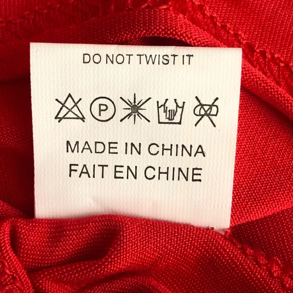 Red Short Sleeve Dress/Top with Ruched Sides Size undefined - Image 8