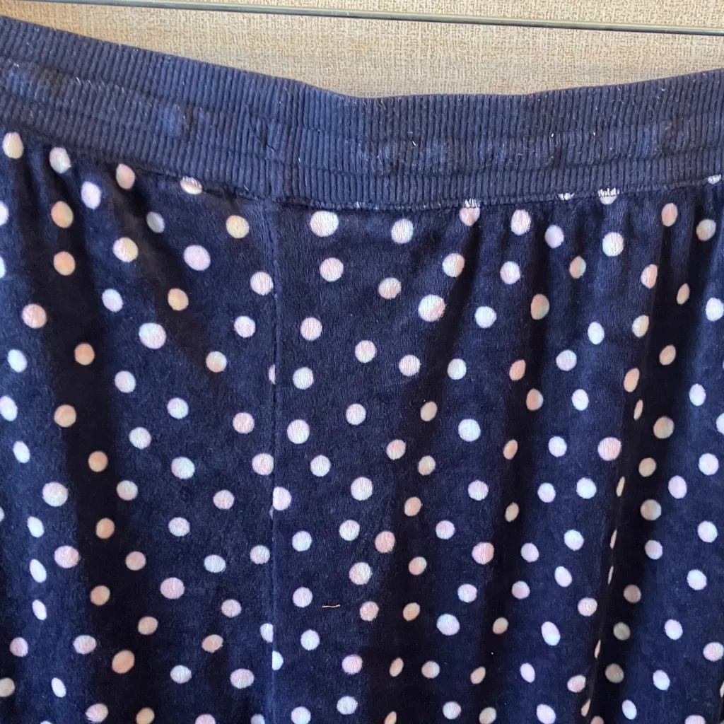 Nautica Dark Blue and White Patterned sleep slacks medium - Image 8