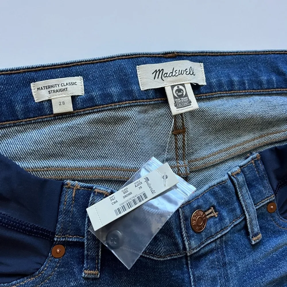 Madewell Maternity Classic Straight Jeans-Size 28 Brand New With Tag - Image 6