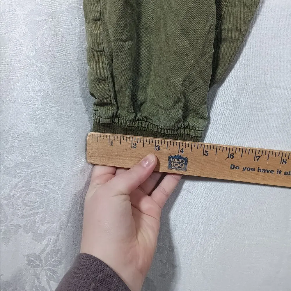 American Eagle Cargo Joggers Medium Olive Green - Image 9