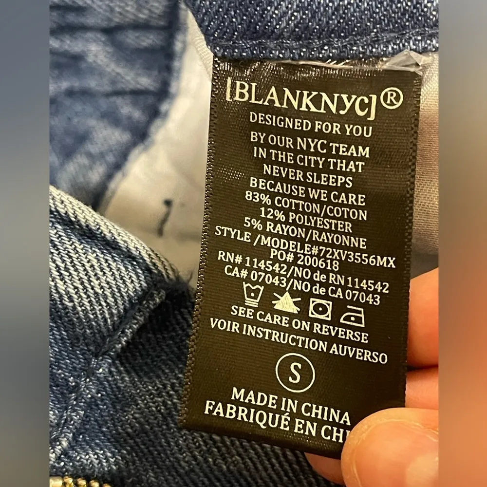 🆕 Women’s NWT Blank NYC Denim Jumpsuit Button Down - Image 10