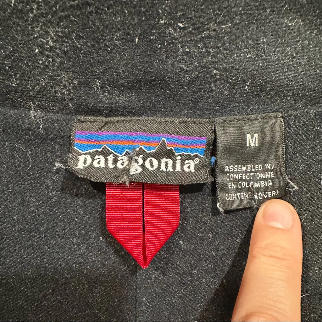 Patagonia Red Zephur Windbreaker Jacket Size Medium - Image 11