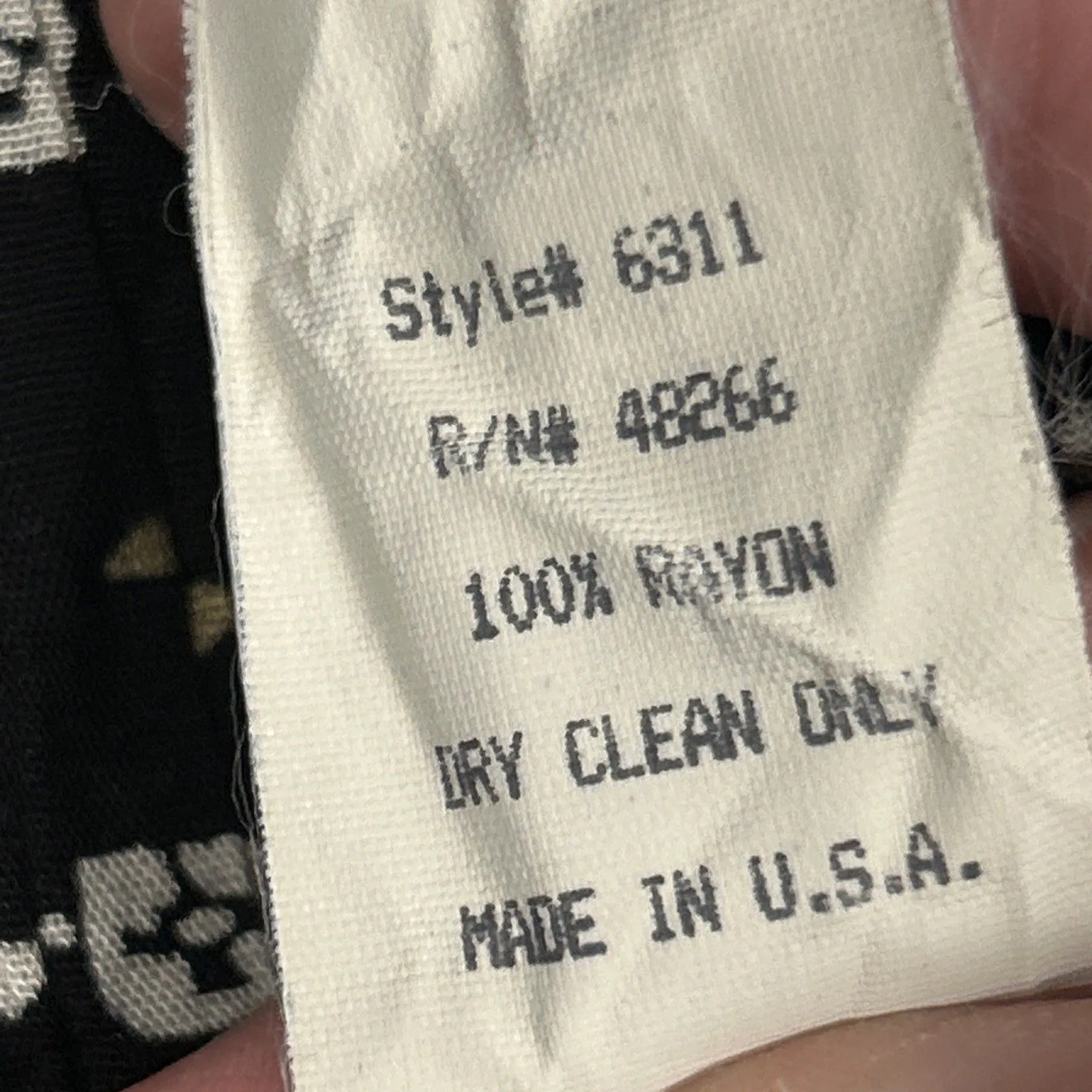 Vintage Platinum Dorothy Schoelen Cardigan Jacket Womens Small Brown Black USA - Image 3