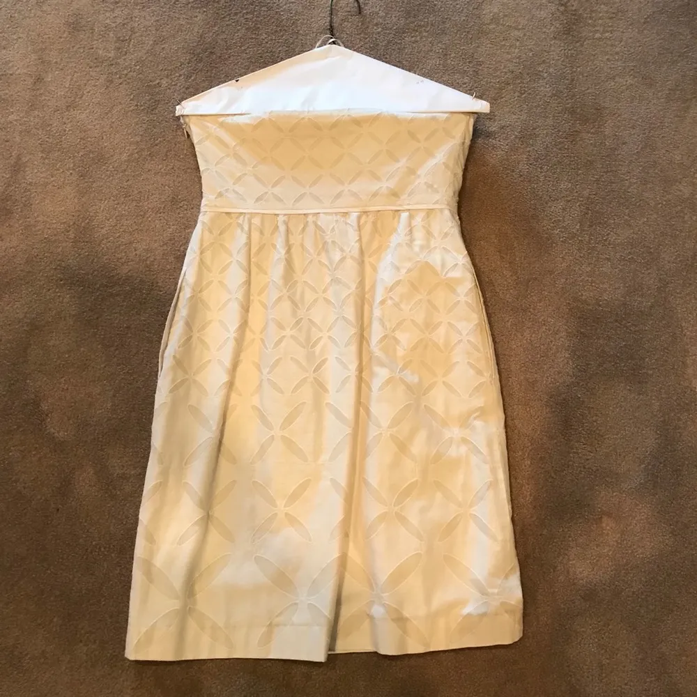 J. crew white strapless dress size 2 - Image 2