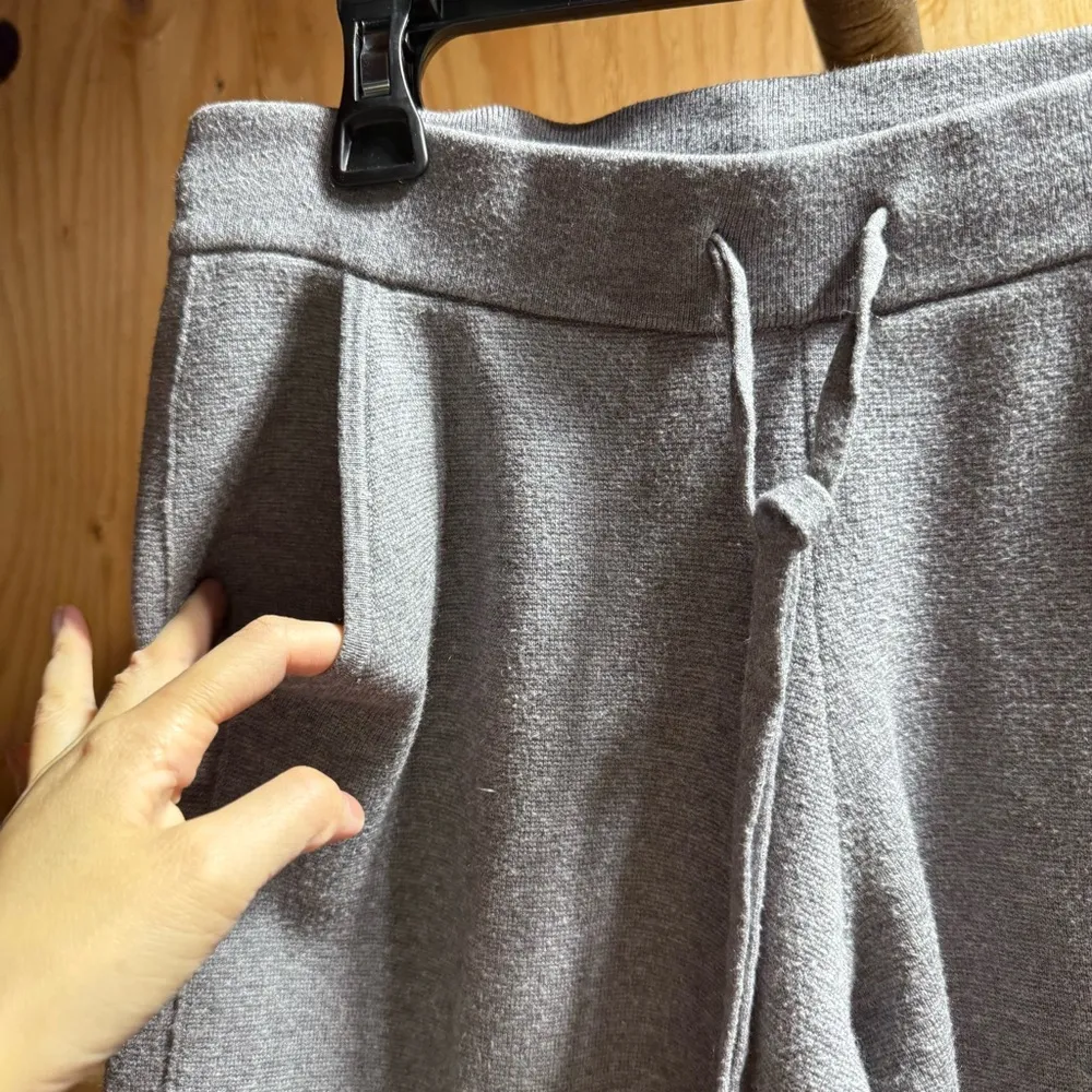 Banana Republic Grey Taupe Thick Pull On Casual Athleisure Lounge SweatpantsS - Image 2