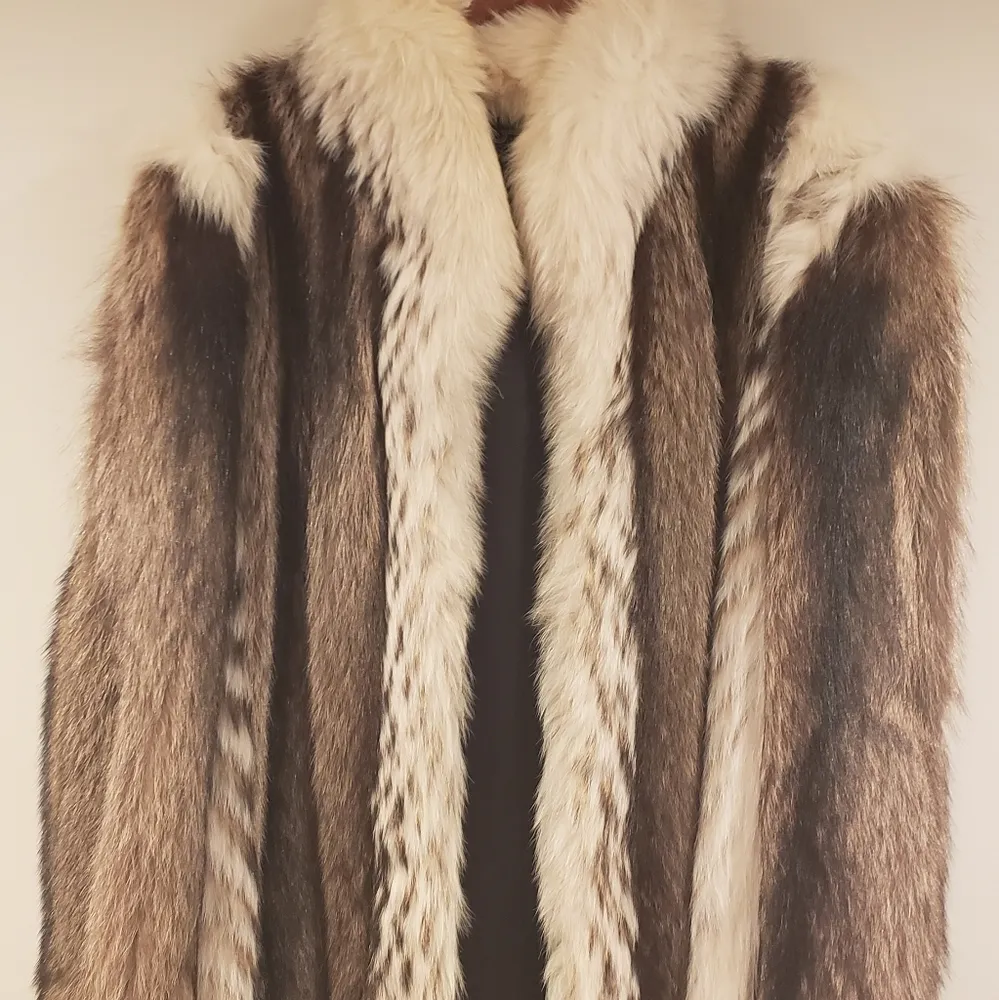Harry Kirshner & Sons 90s NYC Fashion District Fur Brown Size L - Image 3