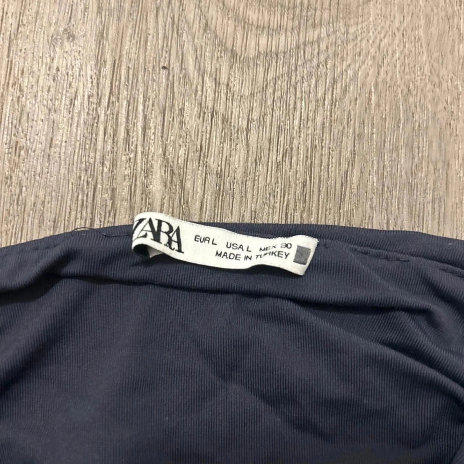 Zara large dark bluegrey bodysuit - Image 3