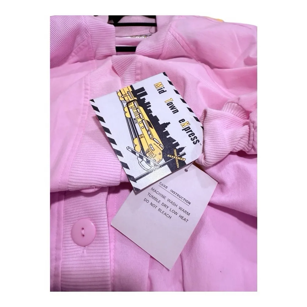 Vintage 80’s Pastel Pink Lightweight Ladie Buttoned Jacket Size 18 MTX NWT - Image 12