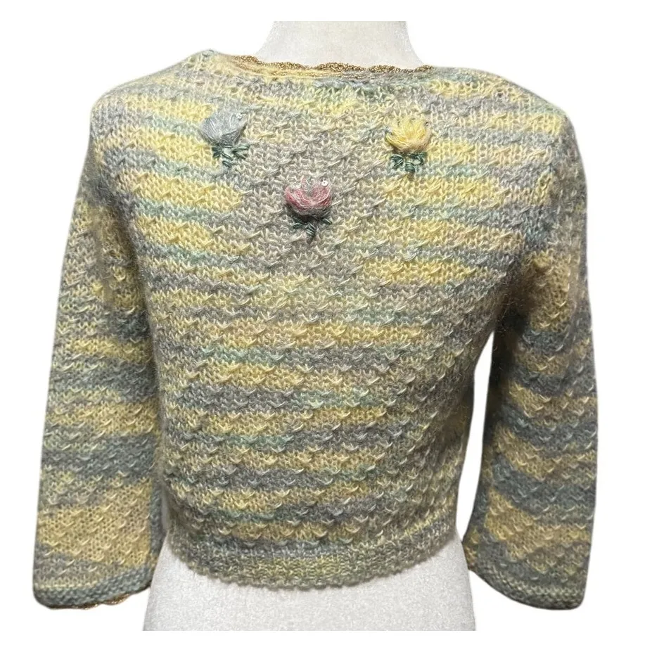 Sleeping on Snow Embroidered Mohair - Image 2