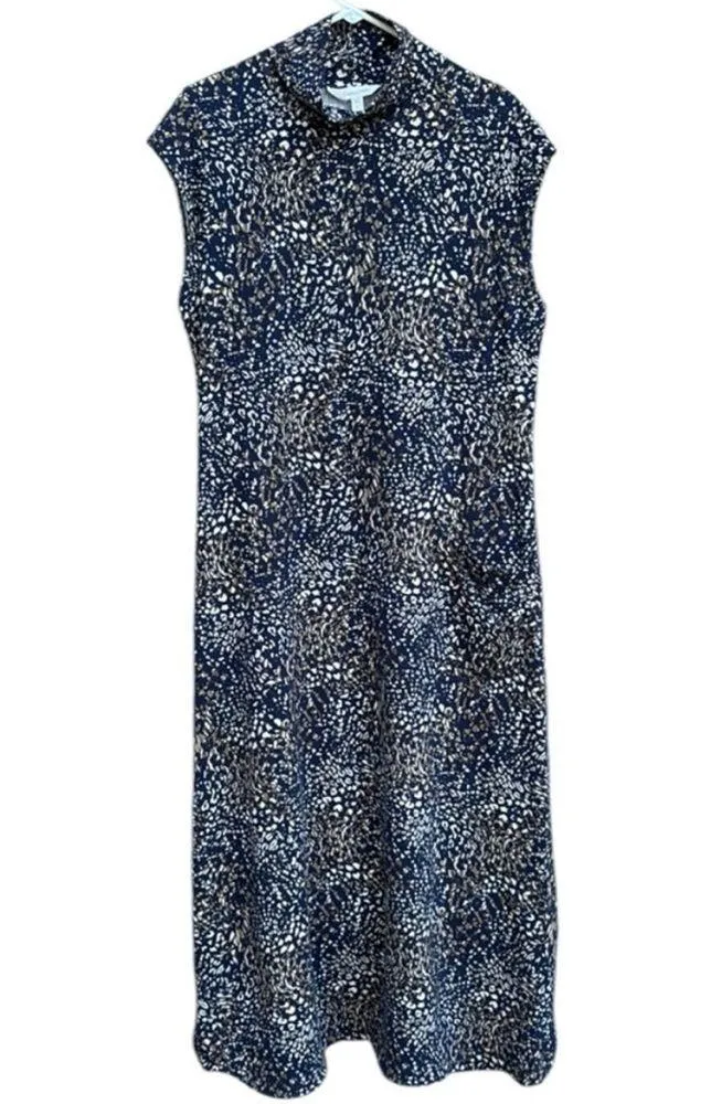 Like New Garnet Hill Sleeveless Stretch Midi Dress Size Large - Image 2