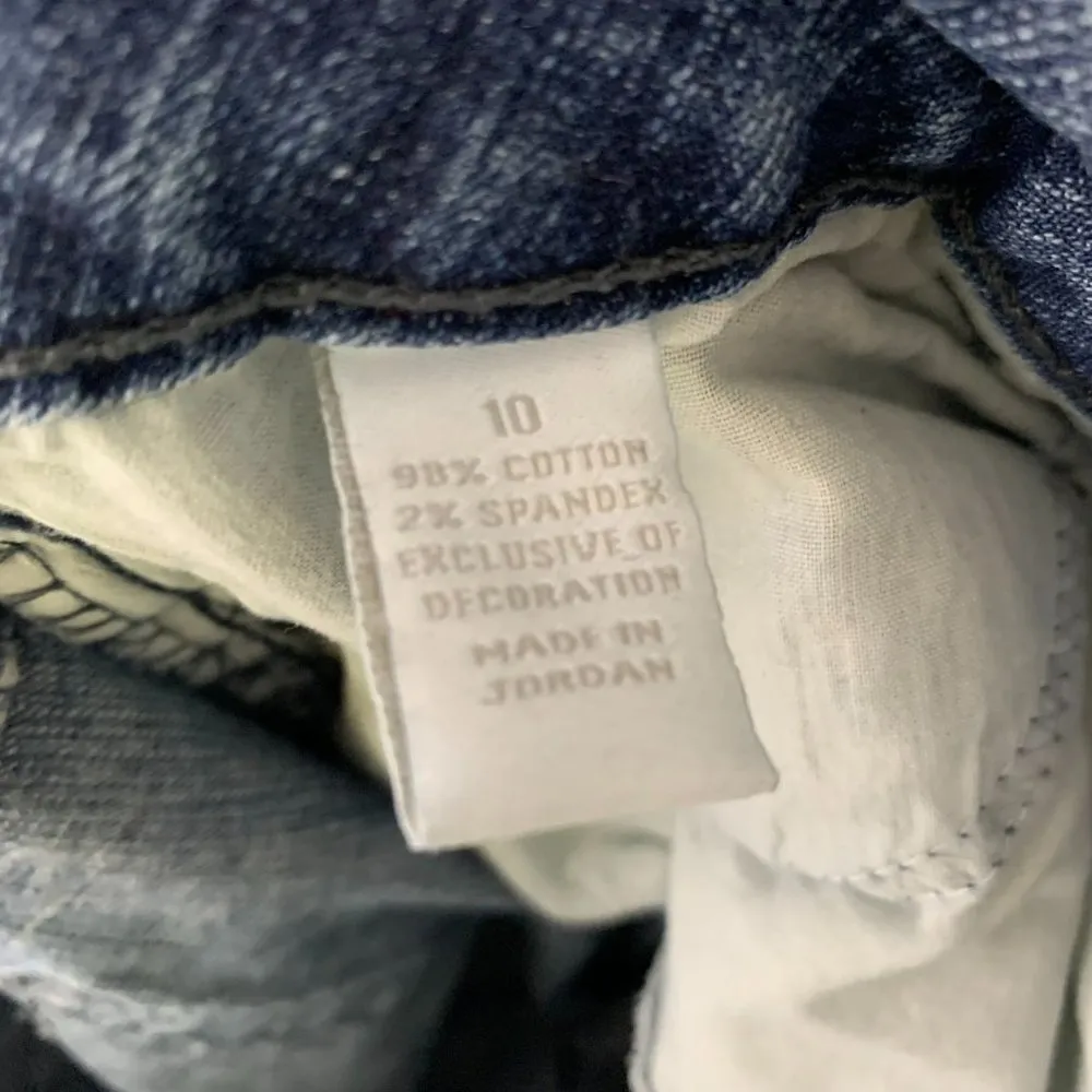 Charter Club Classic Fit Capri Jeans 10 Blue Mid Rise Button Zip 5 Pocket - Image 6