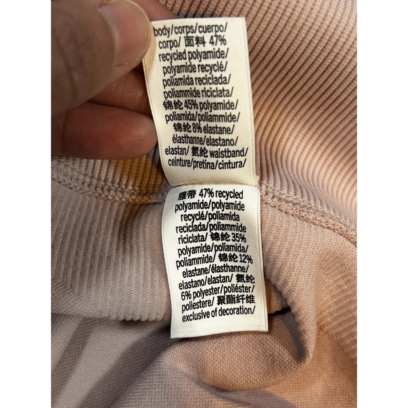 Victoria's Secret PINK Womens Seamless Foldover Bike Shorts Pink L - Image 6