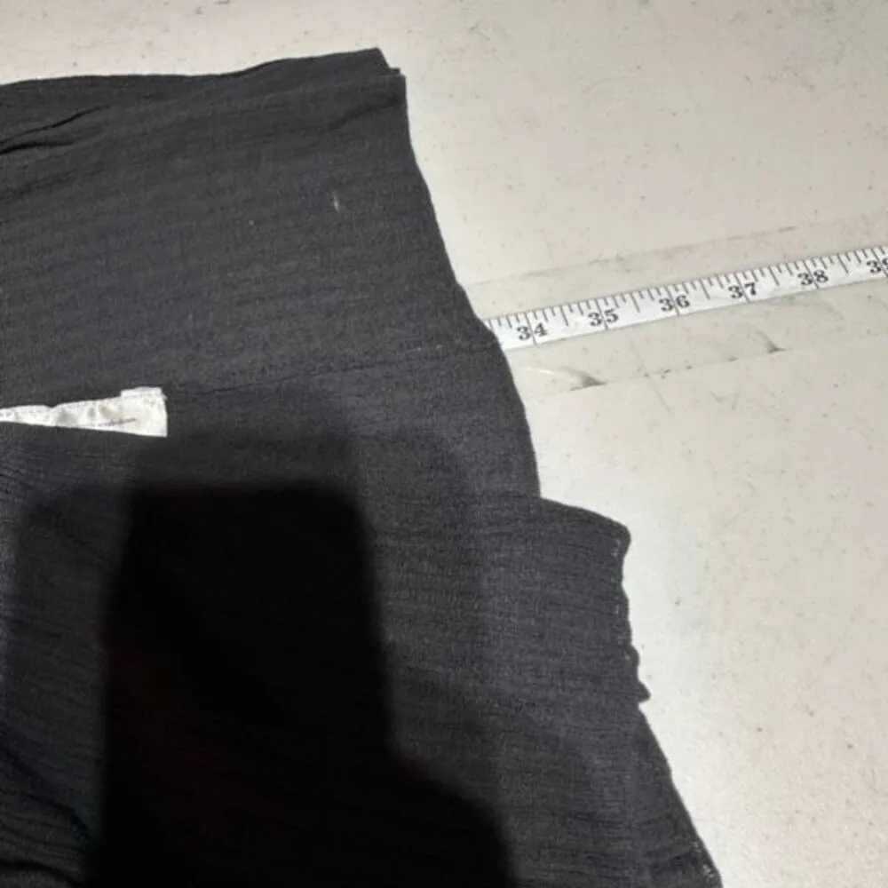 MM‎ Lafleur Women's Ribbed Knit Open Front Duster Cardigan Sweater Black Small - Image 9