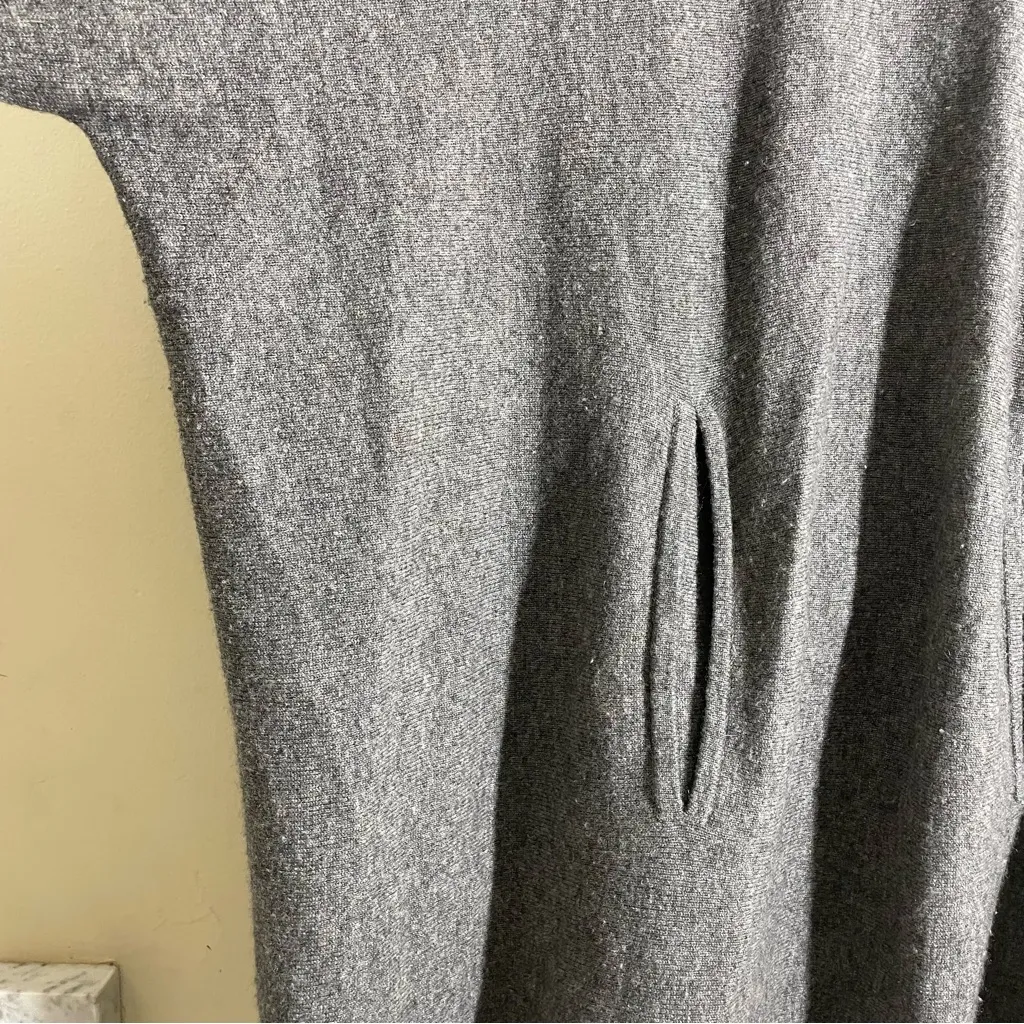 Garnet Hill Oversized Turtleneck Sweater Poncho Style Wool/Cashmere Size M - Image 8