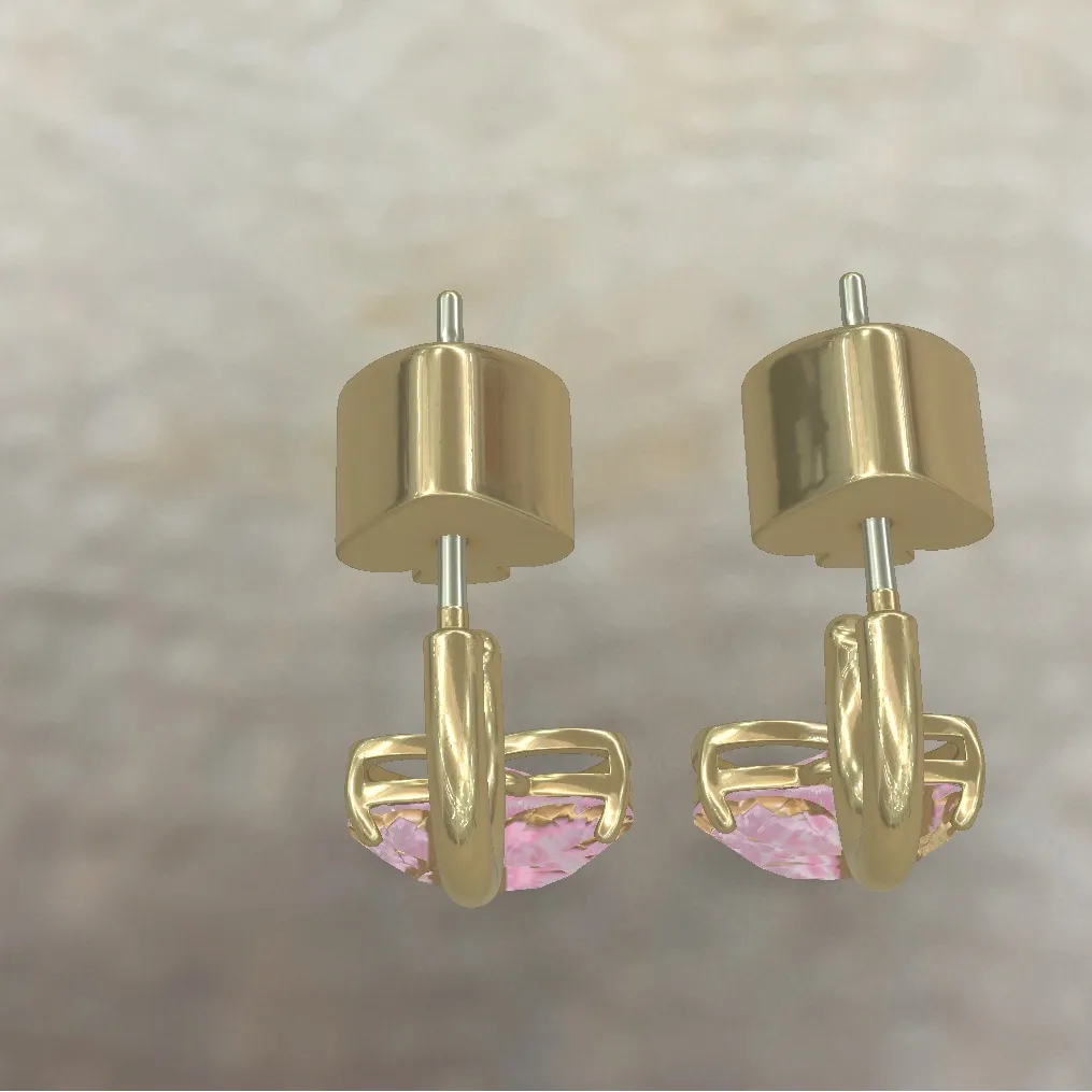 Kate Spade New YorkMy Love Heart Huggies – Drop Earrings for Women - Image 6