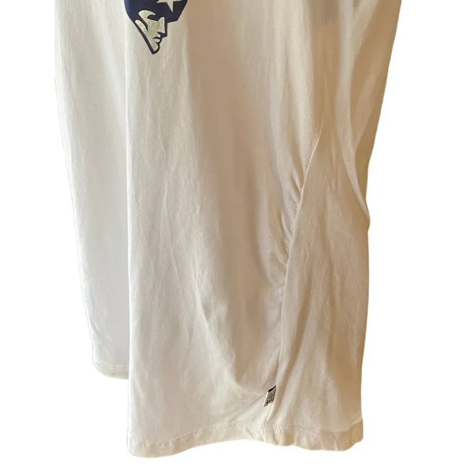 NEW ENGLAND PATRIOTS NFL Maternity Football Team Logo Top ~ Women's MEDIUM White Size undefined - Image 3