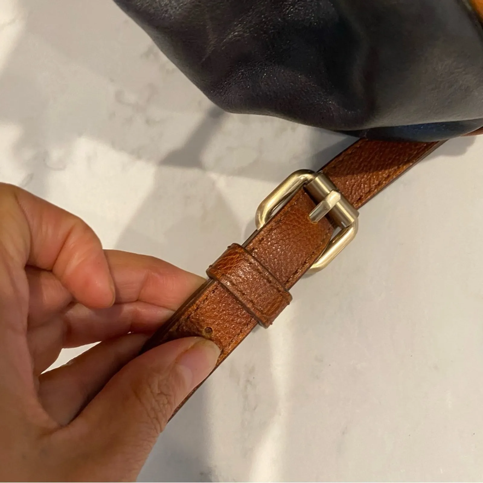 Anthropologie Schuller & Sons Philadelphia leather works Messenger bag classic - Image 13