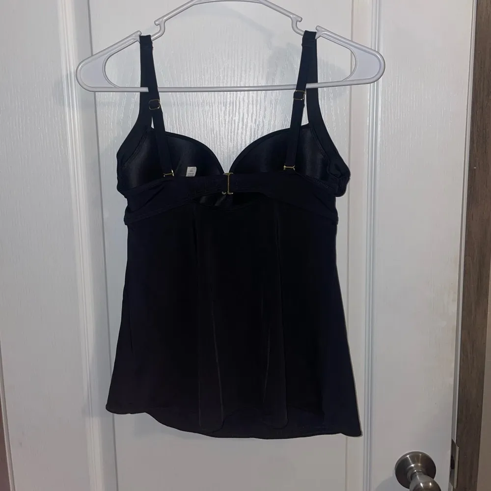 Soma‎ Black Tankini Bathing Suit Top Size 34D - Image 3
