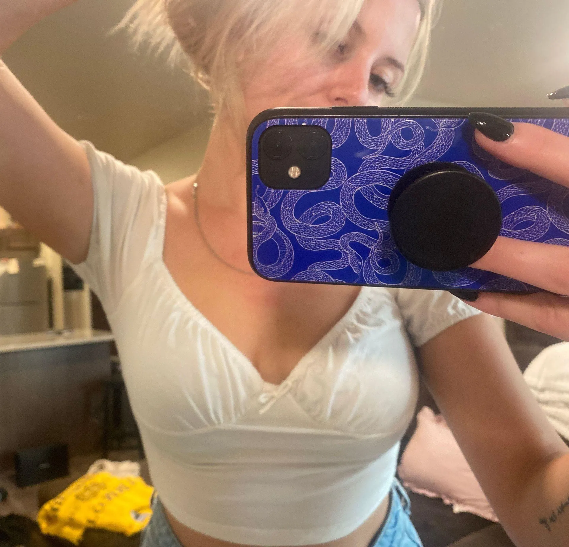 Princess Polly Kendall Crop Top White - Image 3