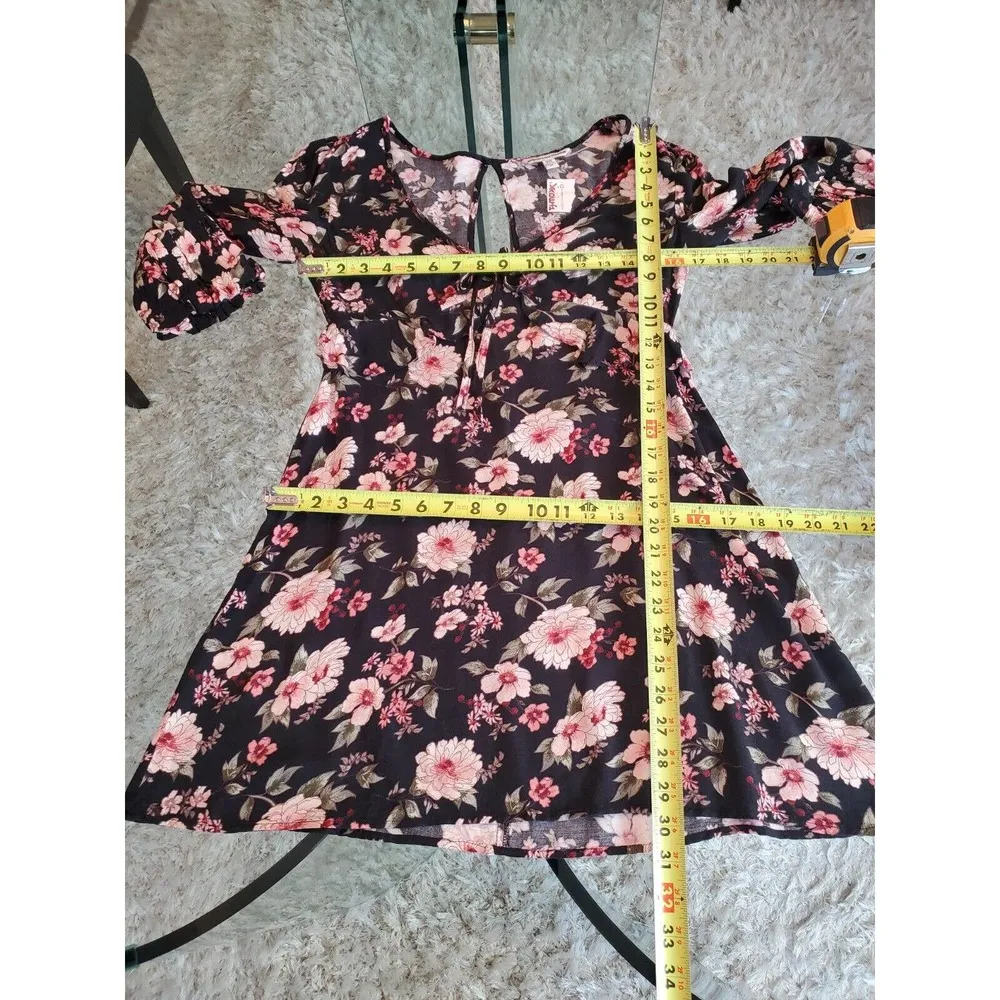 American Eagle Outfitters Women's Blue V-Neck Long Sleeve Knee Length Dress XS - Image 13