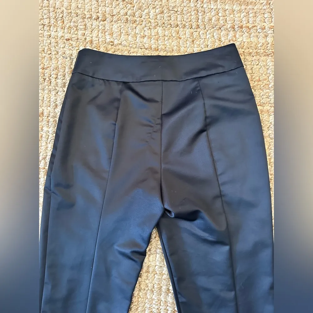 Trina Turk Satin Split Front Pants size 2 Black - Image 6