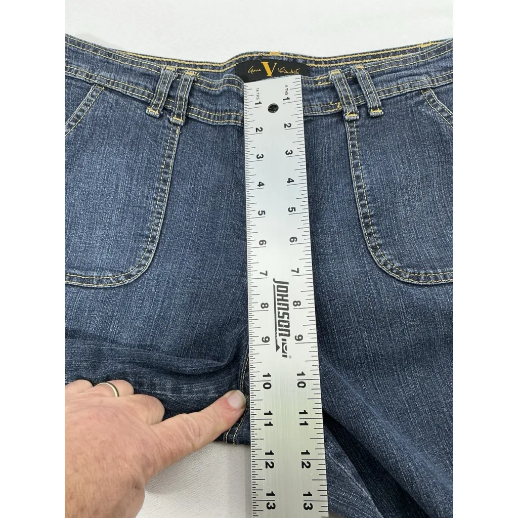 Womans Excellent Condition Gloria Vandirbilt Blue Jeans Size 12 P 0163/A-5 - Image 7