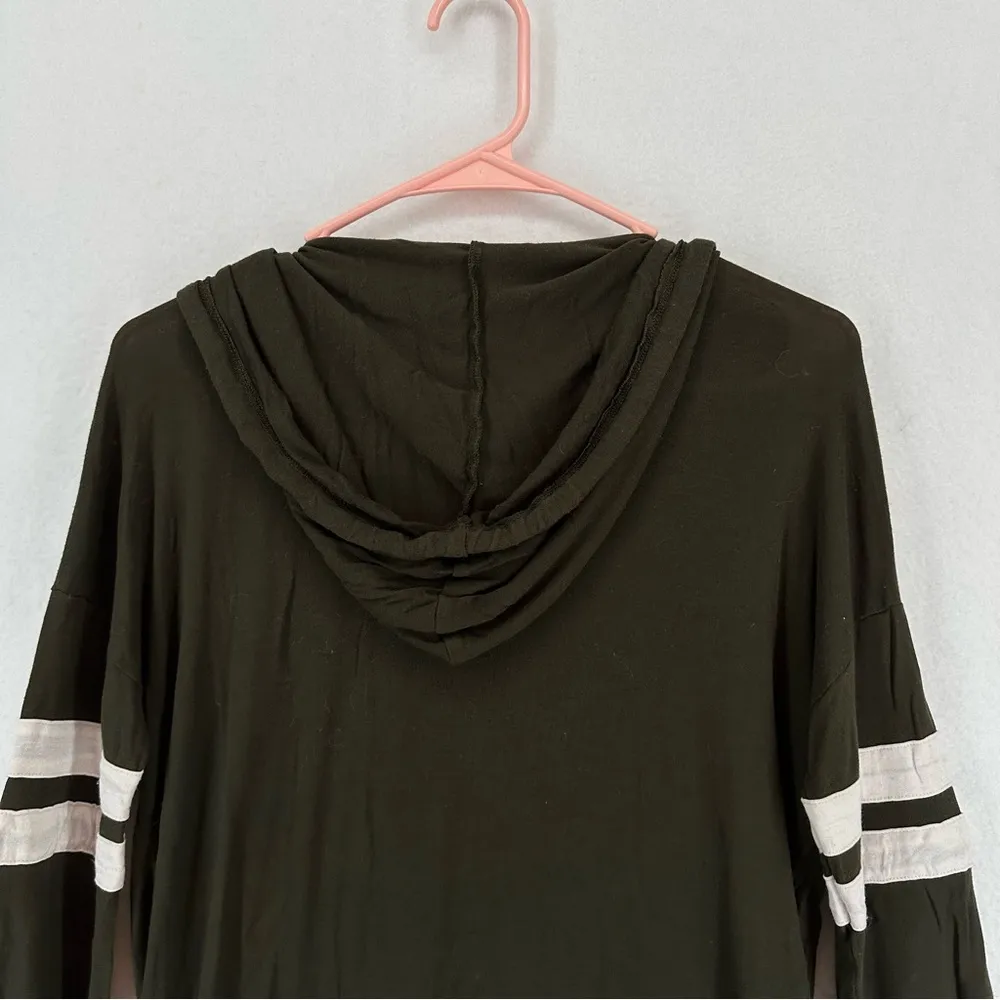 Pink Republic Long Sleeve Hooded Top Women’s Small Green - Image 7