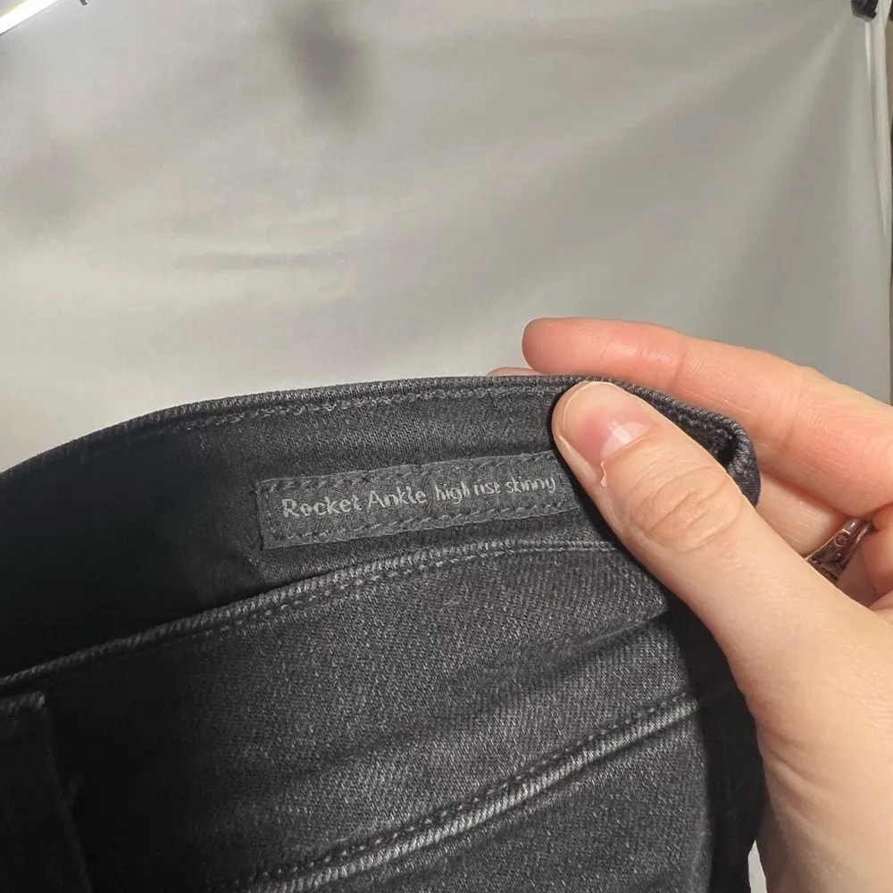 Citizens Of Humanity Rocket Ankle High Rise Skinny Black Jeans - Image 3